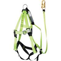 FBH-10000A6440-4 4' Class A Harness & Lanyard with 350 lbs. Capacity, Harness/Lanyard Combo MAS Chibougamau