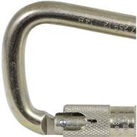 CP-03015-1 Zinc Plated Carabiner with 1" Gate Opening, Steel MAS Chibougamau