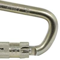 CP-03015-1 Zinc Plated Carabiner with 1" Gate Opening, Steel MAS Chibougamau