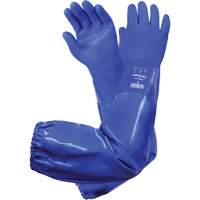 Gants triples enduits r&eacute;sistants aux produits chimiques Integra 77-395, Taille 8, 28" lo, PVC, Doublure en Coton MAS Chibougamau