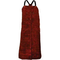 Tillman&reg; 3842 Cowhide Apron, Bib, 42" L, Brown MAS Chibougamau