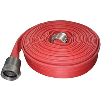 Nitrile Rubber Fire Hose, 50' L, 2-1/2" Dia., 200 MAS Chibougamau