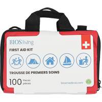 Trousse de premiers soins pour la maison et le voyage de 100 morceaux, Sac en nylon MAS Chibougamau