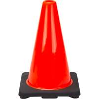 C&ocirc;ne de signalisation de premi&egrave;re qualit&eacute;, 12", Orange MAS Chibougamau