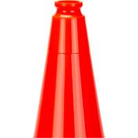 C&ocirc;ne de signalisation de premi&egrave;re qualit&eacute;, 18", Orange MAS Chibougamau