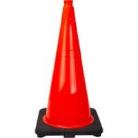 C&ocirc;ne de signalisation de premi&egrave;re qualit&eacute;, 28", Orange MAS Chibougamau