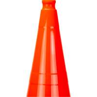 C&ocirc;ne de signalisation de premi&egrave;re qualit&eacute;, 28", Orange MAS Chibougamau