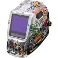VIKING 3350 ADV Hot Rodders Helmet, 3.74" L x 3.15" W View Area, 5 - 13 Shade Range MAS Chibougamau