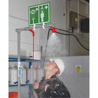 Combination Shower with Closed ABS Bowl & Top Inlet, Pedestal MAS Chibougamau