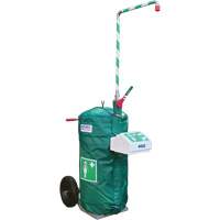 Insulated Mobile Self-Contained Emergency Safety Shower with Eye and Face Wash, 30 gal. Capacity, Meets None MAS Chibougamau