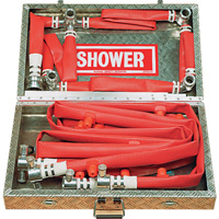 16-Nozzle Portable Decontamination Shower, Meets None MAS Chibougamau