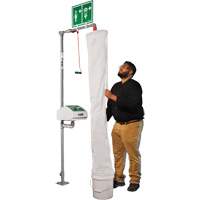 Safety Shower Test Kit with Bucket & Shower Sock MAS Chibougamau