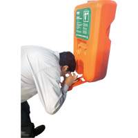 Portable Self-Contained Eyewash Station, Gravity-Fed, 10 gal. Capacity, Meets ANSI Z358.1 MAS Chibougamau