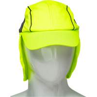 Chapeaux de refroidissement avec voiles pour le cou, Lime haute visibilit&eacute; MAS Chibougamau