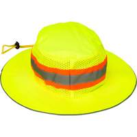 Chapeau de p&ecirc;cheur &agrave; refroidissement par &eacute;vaporation, Lime haute visibilit&eacute; MAS Chibougamau