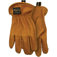 597CR The Duke Cut-Resistant Gloves, Size Medium, Cowhide/Para-Aramid/Polyester/Stainless Steel Shell, ASTM ANSI Level A5 MAS Chibougamau