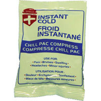 Instant Chill Pac Compress, Cold, Single Use, 4" x 6" MAS Chibougamau
