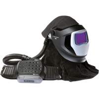 Ensemble de mise &agrave; niveau du syst&egrave;me de respirateur &agrave; &eacute;puration d'air propuls&eacute; Adflo avec casque Versaflo de la s&eacute;rie M et &eacute;cran de soudage Speedglas, Masque de soudage, Pile Lithium-ion MAS Chibougamau