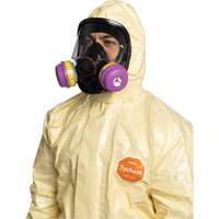 Tychem&reg; 6000 SFR Coverall, Size Small, Khaki MAS Chibougamau