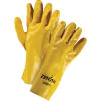 Gants &agrave; fini rugueux et r&eacute;sistants aux produits chimiques, Taille 9, 12" lo, PVC, Doublure en Interlock, 47-mil MAS Chibougamau