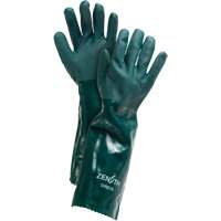 Gants verts &agrave; double enduit, 18" lo, PVC, Doublure en Jersey de coton, 70 mils MAS Chibougamau