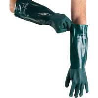 Gants verts &agrave; double enduit, 18" lo, PVC, Doublure en Jersey de coton, 70 mils MAS Chibougamau