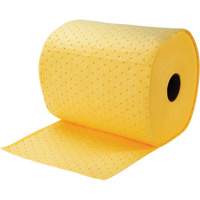 Bonded Sorbent Rolls, Mediumweight, 150' L x 15" W, 8 gal. Absorbancy MAS Chibougamau