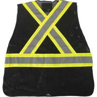 Veste d'arpenteur conforme aux normes de la CSA, Noir, Moyen, Polyester MAS Chibougamau