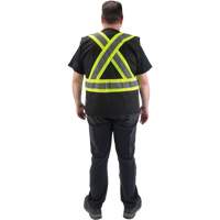 Veste d'arpenteur conforme aux normes de la CSA, Noir, Moyen, Polyester MAS Chibougamau