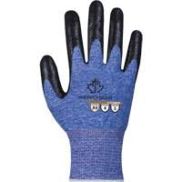 Extreme-Cut Glove, Size 7, 13 Gauge, Foam Nitrile Coated, TenActiv Shell, ASTM ANSI Level A9 MAS Chibougamau