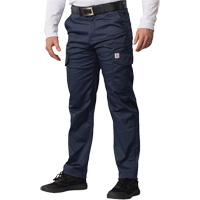 Big Flex Cargo Pants, Poly-Cotton/Spandex, Navy Blue, Size 46, 30 Inseam MAS Chibougamau