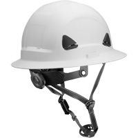 Fibre Metal Climbing Style Helmet with Full Brim, Meets CSA Type 2, Ratchet Suspension, Non-Vented MAS Chibougamau