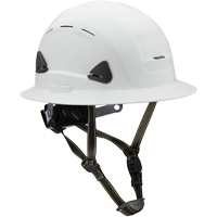 Fibre Metal Climbing Style Helmet with Full Brim, Meets CSA Type 2, Ratchet Suspension, Vented MAS Chibougamau
