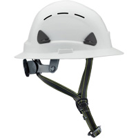 Fibre Metal Climbing Style Helmet with Full Brim, Meets CSA Type 2, Ratchet Suspension, Vented MAS Chibougamau