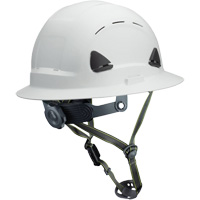Fibre Metal Climbing Style Helmet with Full Brim, Meets CSA Type 2, Ratchet Suspension, Vented MAS Chibougamau