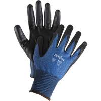 Gants l&eacute;gers et haute dext&eacute;rit&eacute; r&eacute;sistants &agrave; la coupe, Taille 11, Calibre 18, Rev&ecirc;tement Mousse de nitrile, Enveloppe en Acier inoxydable/PEHP/Tungst&egrave;ne, ASTM ANSI niveau A9 MAS Chibougamau