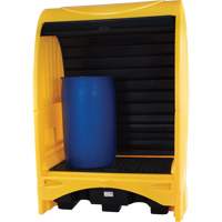 2-Drum Hard Cover Spill Pallet, 43.11" L x 61.61" W x 83.07" H, 1433 lbs. Load Capacity MAS Chibougamau