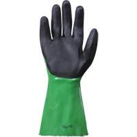 SolvStop Chemical-Resistant Gloves, Size 7, 12" L, PVC MAS Chibougamau