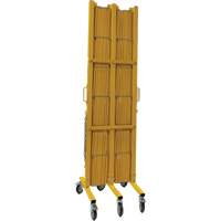 Expandable Barrier, 84" H x 20' L, Yellow MAS Chibougamau