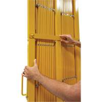 Expandable Barrier, 84" H x 20' L, Yellow MAS Chibougamau
