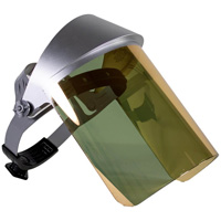 Visi&egrave;re r&eacute;fl&eacute;chissant la chaleur, Polycarbonate, Suspension Rochet MAS Chibougamau