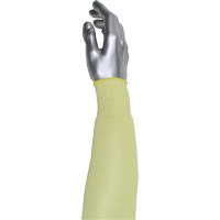 Kut Gard&reg; Single-Ply Cut-Resistant Sleeve, Aramid/ATA&reg;, 10", ASTM ANSI Level A4, Yellow MAS Chibougamau