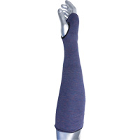 Kut Gard&reg; ECO Series 2-Ply ASP Sleeve with Thumb Hole, Aramid, 14", ASTM ANSI Level A3, Purple MAS Chibougamau