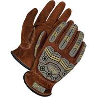 Gants de conducteur classiques r&eacute;versibles &agrave; grain, T-petit, Paume en Cuir fleur de porc MAS Chibougamau