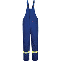 Pantalon &agrave; bavette isol&eacute; 88/12 Bizflame, Coton/Nylon, Petit, Bleu MAS Chibougamau