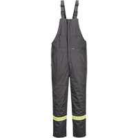 Pantalon &agrave; bavette isol&eacute; 88/12 Bizflame, Coton/Nylon, Petit, Gris MAS Chibougamau