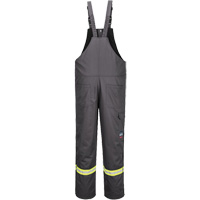 Pantalon &agrave; bavette isol&eacute; 88/12 Bizflame, Coton/Nylon, Petit, Gris MAS Chibougamau