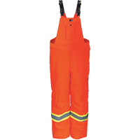 Heavy-Duty FR-Treated Journeyman 300D Trilobal Rip-Stop Coveralls, Polyester, Small, High Visibility Orange MAS Chibougamau