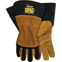 Black Velvet Mig/Stick Welding Gloves, Grain Elkhide, Size Small MAS Chibougamau