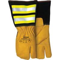 Powerline One-Finger Water-Resistant Mitt, Leather, Medium MAS Chibougamau